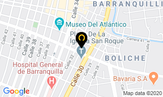 Mapa de Produmoda en Barranquilla