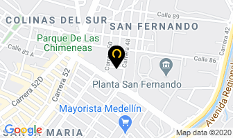 Mapa de Proes Ltda. en Itaguí