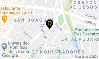 Mapa de Profesionales A Su Servicio en Medellín