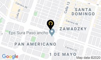 Mapa de Profesionales De La Salud Cris en Cali