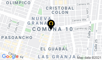 Mapa de Profesionales Del Bosque Ltda. en Cali