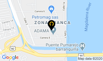 Mapa de Proficol Andina en Barranquilla