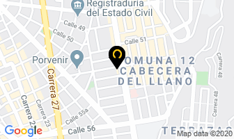 Mapa de Profitecnicas en Bucaramanga