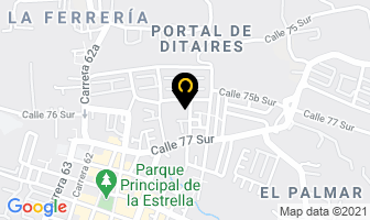 Mapa de Programa Integral De Potencialización en Medellín