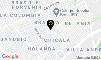 Mapa de Programa Raio en Bogotá D.C