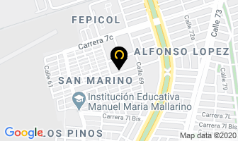 Mapa de Proindenal S.a. en Cali