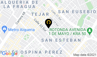Mapa de Promacc Ltda en Bogotá D.C