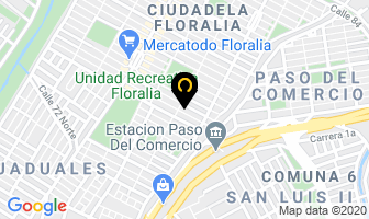 Mapa de Promars Asesoría Turística en Cali