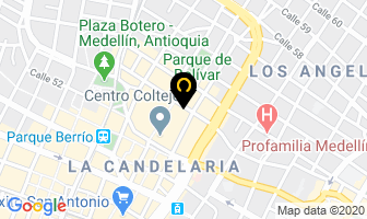 Mapa de Promodelos Ltda. en Medellín