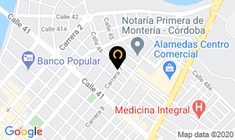Mapa de Promoeventos M&f en Montería