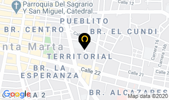 Mapa de Promosalud en Santa Marta