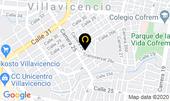 Mapa de Pronalp en Villavicencio