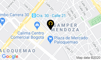 Mapa de Pronaturales Grec en Bogotá D.C