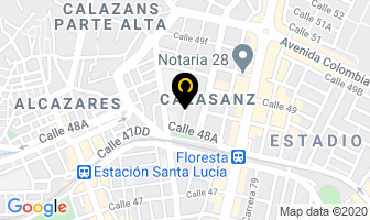 Mapa de Pronaval Ltda. en Medellín