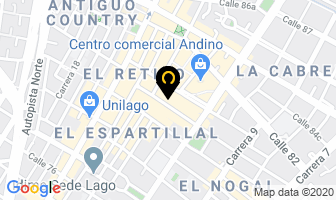 Mapa de Pronovias en Bogotá D.C