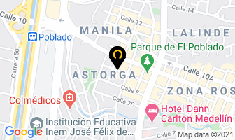 Mapa de Pronta Pasta en Medellín