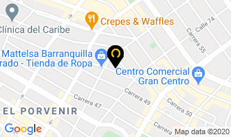 Mapa de Pronticourier Express en Barranquilla
