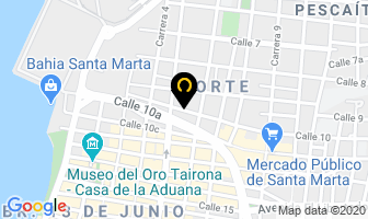 Mapa de Pronticourier Express en Santa Marta