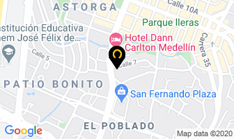 Mapa de Propiedades & Proyectos Ltda. en Medellín