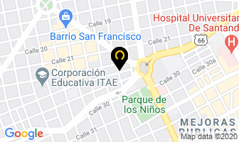 Mapa de Proplasan en Bucaramanga