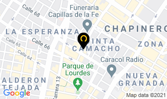 Mapa de Protec Glas Ltd en Bogotá D.C