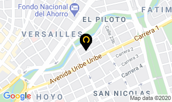 Mapa de Protection Blindajes Nacionales Ltda en Cali