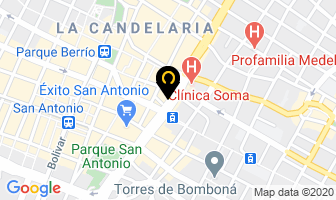 Mapa de Proteger O.ls. en Medellín