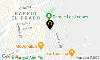 Mapa de Protektor Pool en Bucaramanga