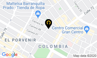 Mapa de Protelco Ltda. en Barranquilla