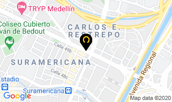 Mapa de Protelco Ltda. en Medellín