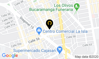 Mapa de Proter-forros en Bucaramanga