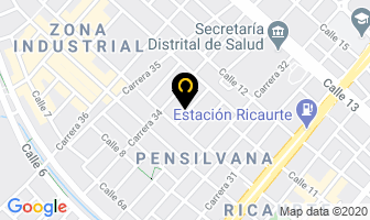 Mapa de Protmi en Bogotá D.C