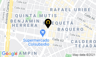 Mapa de Provecsa en Bogotá D.C