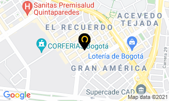 Mapa de Proveedora De Bombillas E Iluminación Ltda. en Bogotá D.C