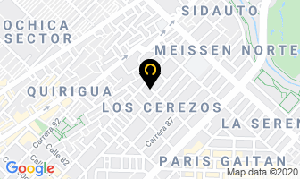 Mapa de Provesalud Empresarial en Bogotá D.C