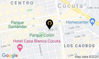 Mapa de Proyección Cúcuta Inmobiliaria en Cúcuta