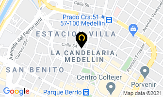 Mapa de Proyección Milenium Publicidad en Medellín
