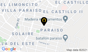 Mapa de Proyecciones Espinosa en Barranquilla