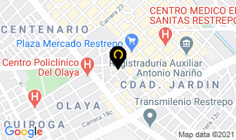 Mapa de Proyectar A La Universidad en Bogotá D.C
