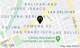 Mapa de Proyectos Eléctricos De Colombia en Cali