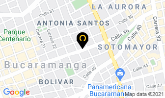 Mapa de Proyectos Y Montajes Ltda. en Bucaramanga