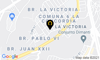 Mapa de Proyeso E.u. en Bucaramanga