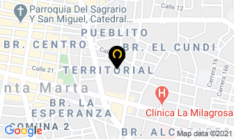 Mapa de Psicología Integral en Santa Marta