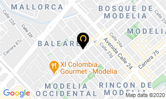 Mapa de Psiquica en Bogotá D.C