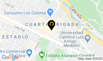 Mapa de Psycho en Medellín