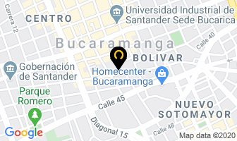 Mapa de Publi Diseño en Bucaramanga