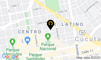 Mapa de Publi-impresores en Cúcuta