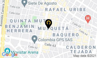 Mapa de Publicaciones Centauro en Bogotá D.C