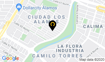 Mapa de Publicamos Artes Gráficas en Cali