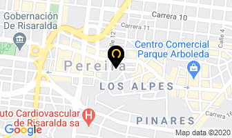 Mapa de Publicar Boyacá Mensajería en Pereira